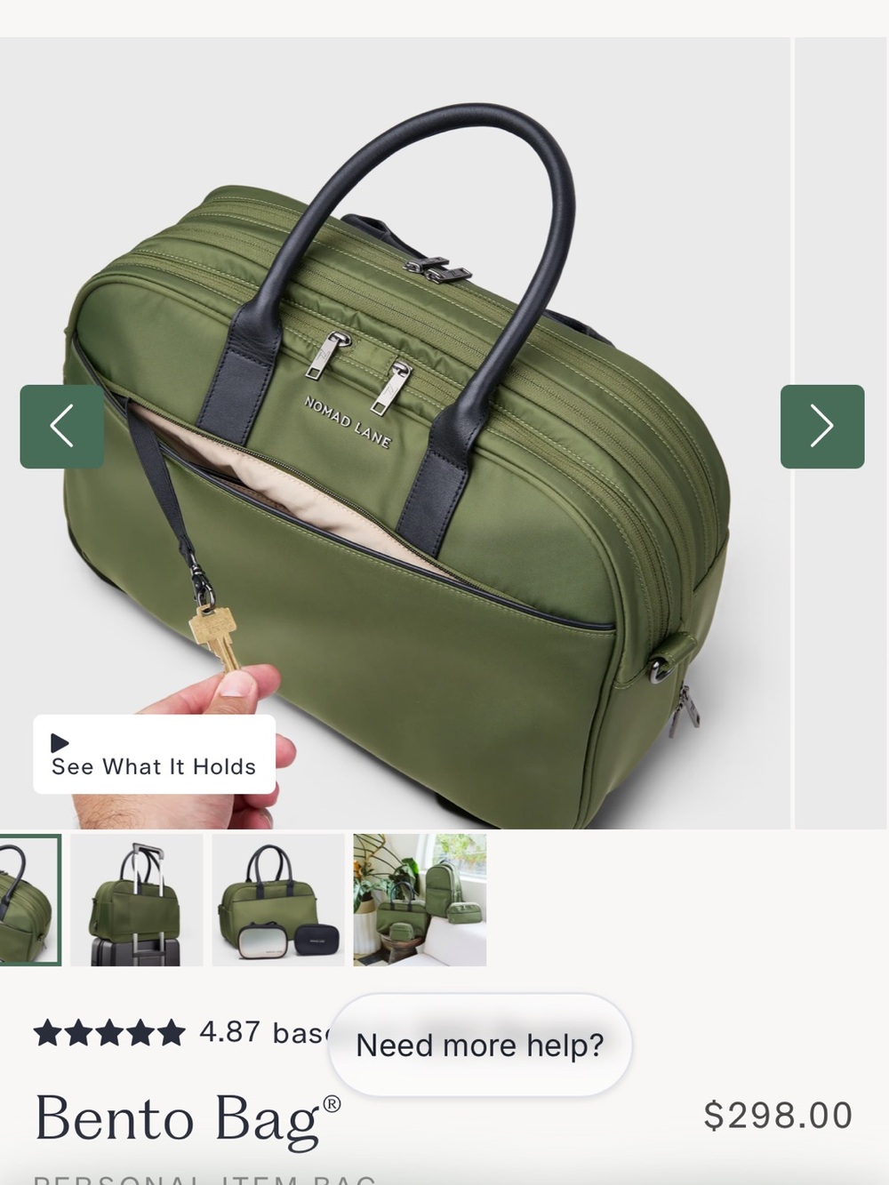 Nomad Lane Teal Bento Bag-NWOT - Picture 6 of 9
